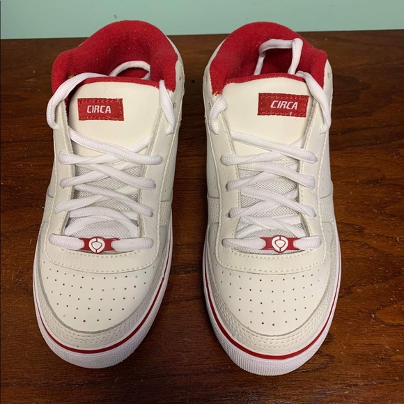 circa shoes white